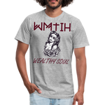 Unisex Jersey T-Shirt by Bella + Canvas - heather gray