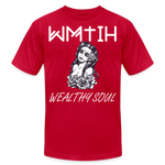 Unisex Jersey T-Shirt by Bella + Canvas - red