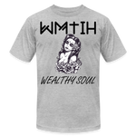 Unisex Jersey T-Shirt by Bella + Canvas - heather gray