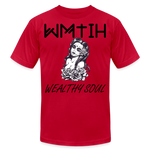 Unisex Jersey T-Shirt by Bella + Canvas - red