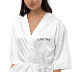 Worth More Than You Have Satin robe
