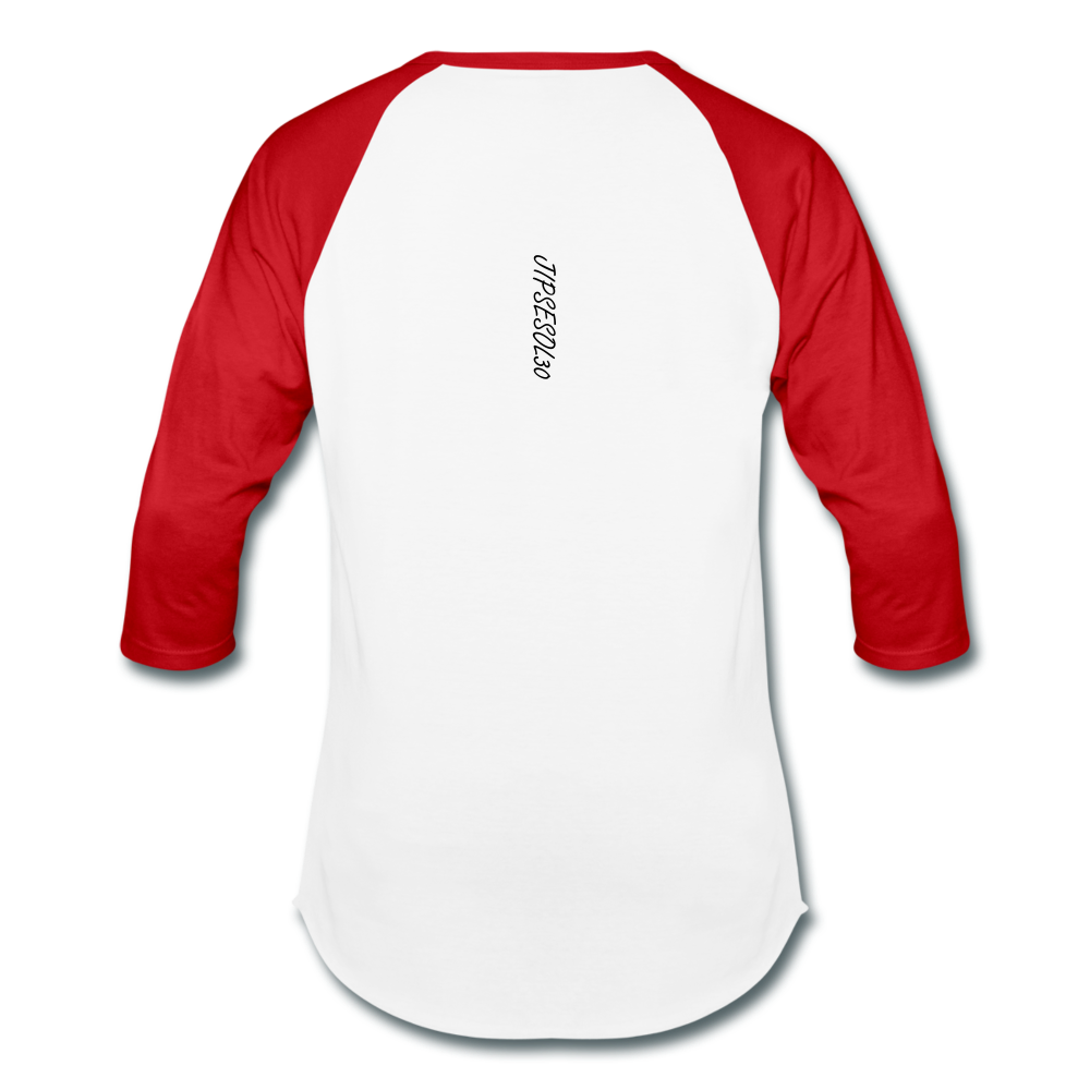 Baseball Wealthy Soul 3/4 T-Shirt - white/red