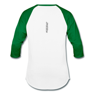 Baseball Wealthy Soul 3/4 T-Shirt - white/kelly green