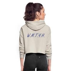 Women's  Worth More Than You Have Cropped Hoodie - dust