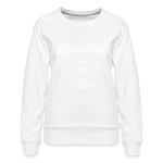 Women’s Premium Sweatshirt - white