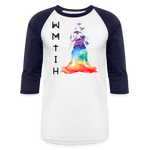 Worth More Than I Have Baseball T-Shirt - white/navy