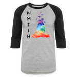 Worth More Than I Have Baseball T-Shirt - heather gray/black