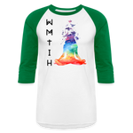 Worth More Than I Have Baseball T-Shirt - white/kelly green