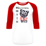 Wealthy Soul Baseball T-Shirt - white/red