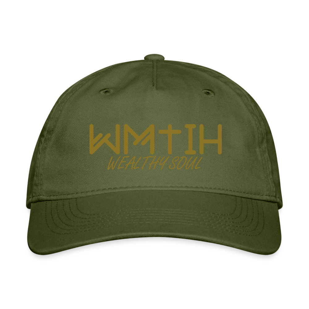 Organic Baseball Cap - olive green