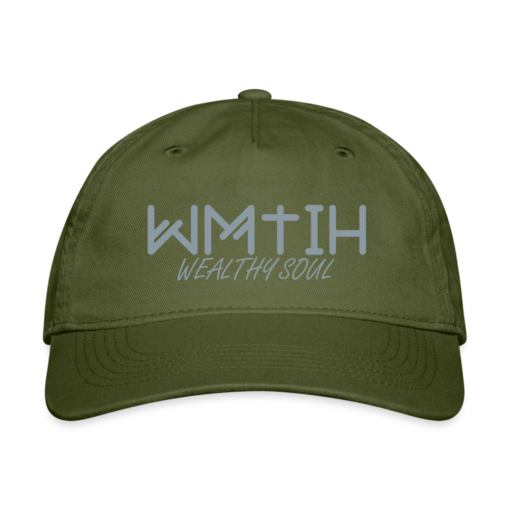 Organic Baseball Cap - olive green