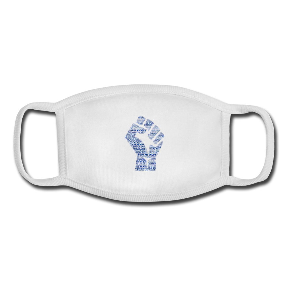 Youth Face Mask - white/white