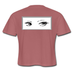 Wealthy Soul Women's Cropped T-Shirt - mauve