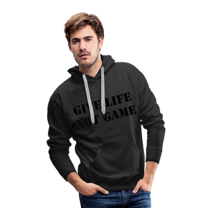 Give Life Not Game Men’s Premium Hoodie - black