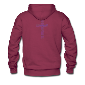 Give Life Not Game Men’s Premium Hoodie - burgundy