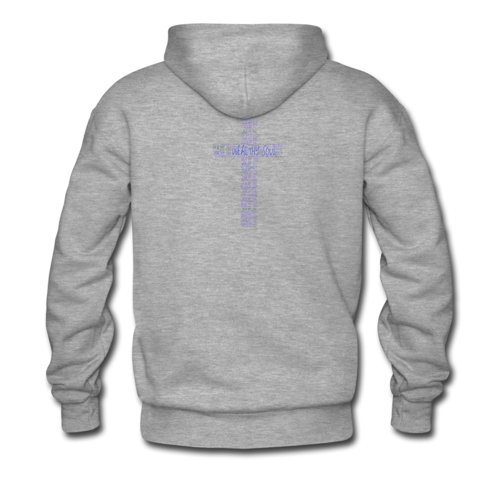 Give Life Not Game Men’s Premium Hoodie - heather gray