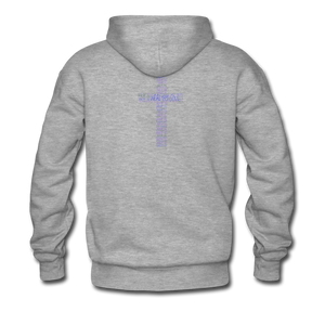 Give Life Not Game Men’s Premium Hoodie - heather gray