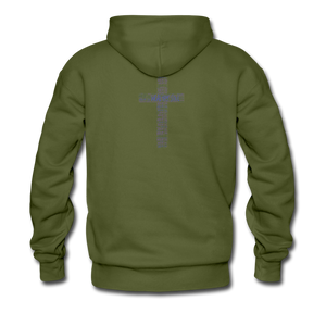 Give Life Not Game Men’s Premium Hoodie - olive green