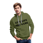 Give Life Not Game Men’s Premium Hoodie - olive green