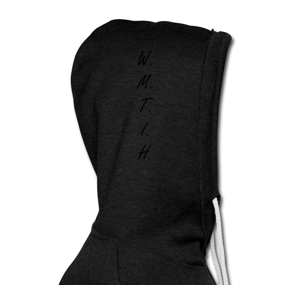 Wealthy Soul Lightweight Terry Hoodie - charcoal gray