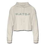 Women's Wealthy Soul Cropped Hoodie - dust