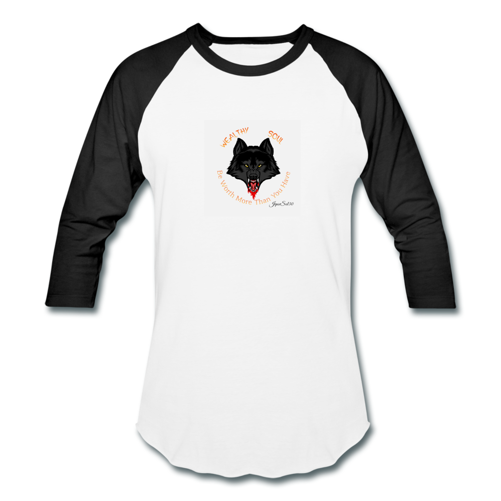 Baseball T-Shirt - white/black