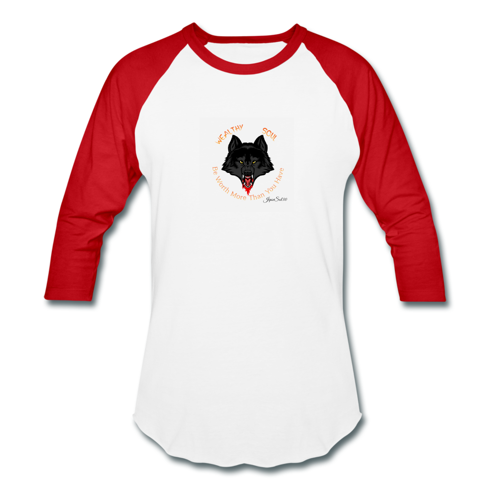 Baseball T-Shirt - white/red