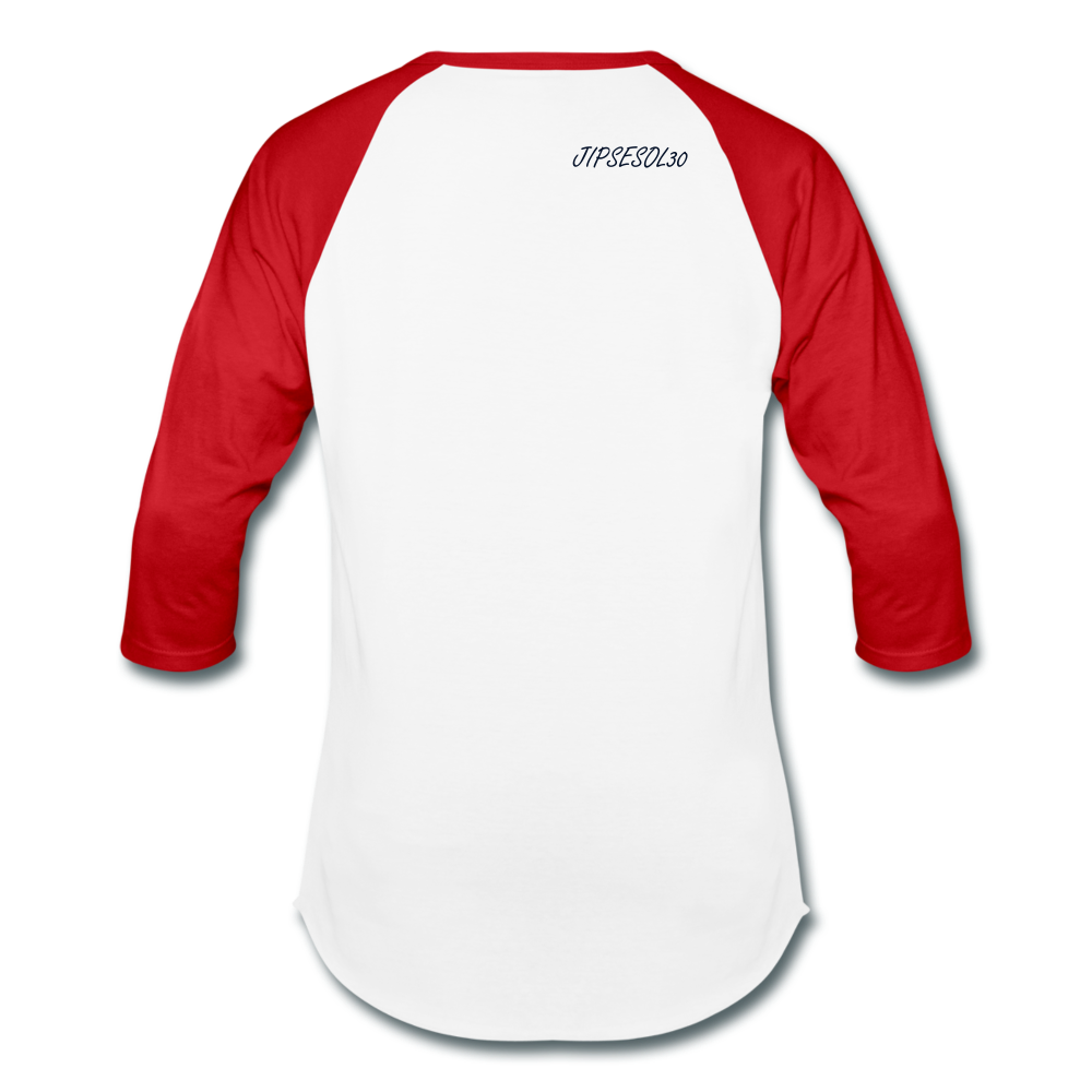 Baseball T-Shirt - white/red