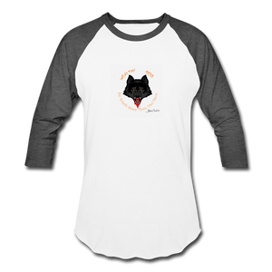 Baseball T-Shirt - white/charcoal