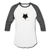 Baseball T-Shirt - white/charcoal