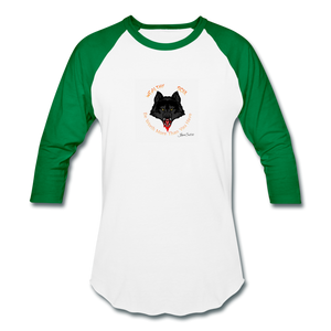 Baseball T-Shirt - white/kelly green