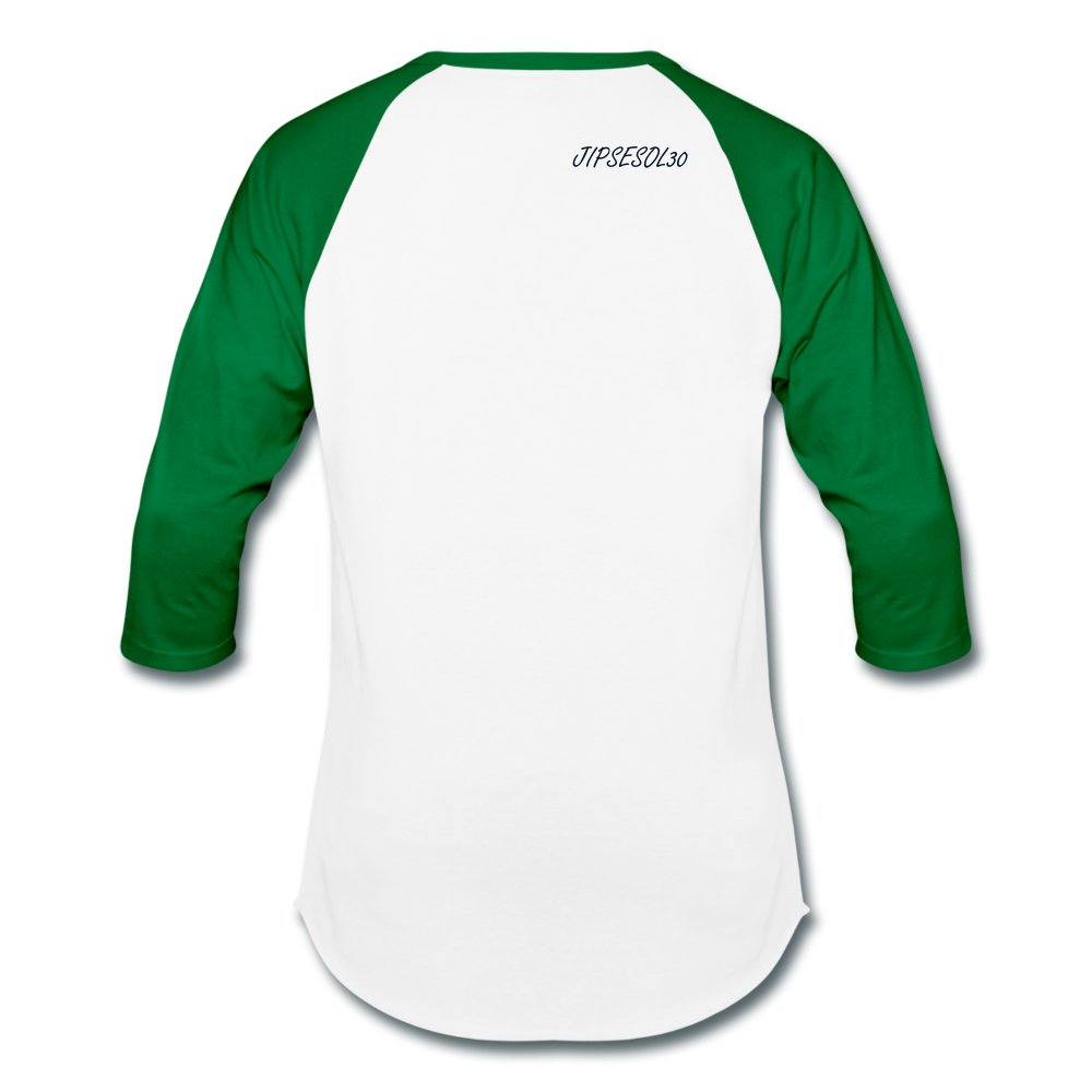 Baseball T-Shirt - white/kelly green