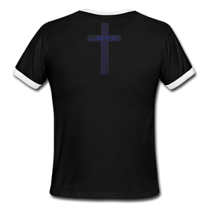 Men's Ringer T-Shirt - black/white