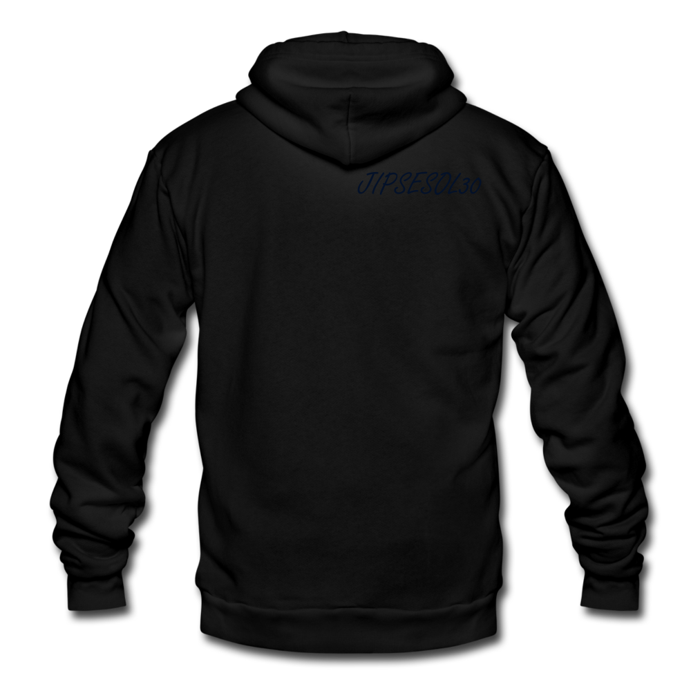 Women's Fleece Zip Hoodie - black