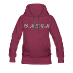 Women’s Wealthy Soul Premium Hoodie - burgundy