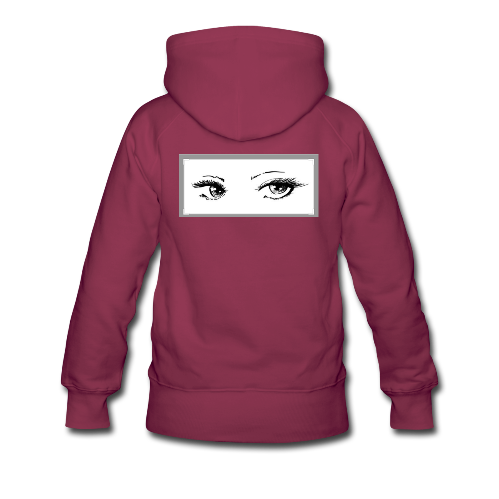 Women’s Wealthy Soul Premium Hoodie - burgundy