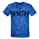 Unisex Tie Dye Wealthy Soul T-Shirt - spider blue