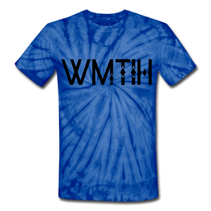 Unisex Tie Dye Wealthy Soul T-Shirt - spider blue