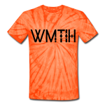 Unisex Tie Dye Wealthy Soul T-Shirt - spider orange