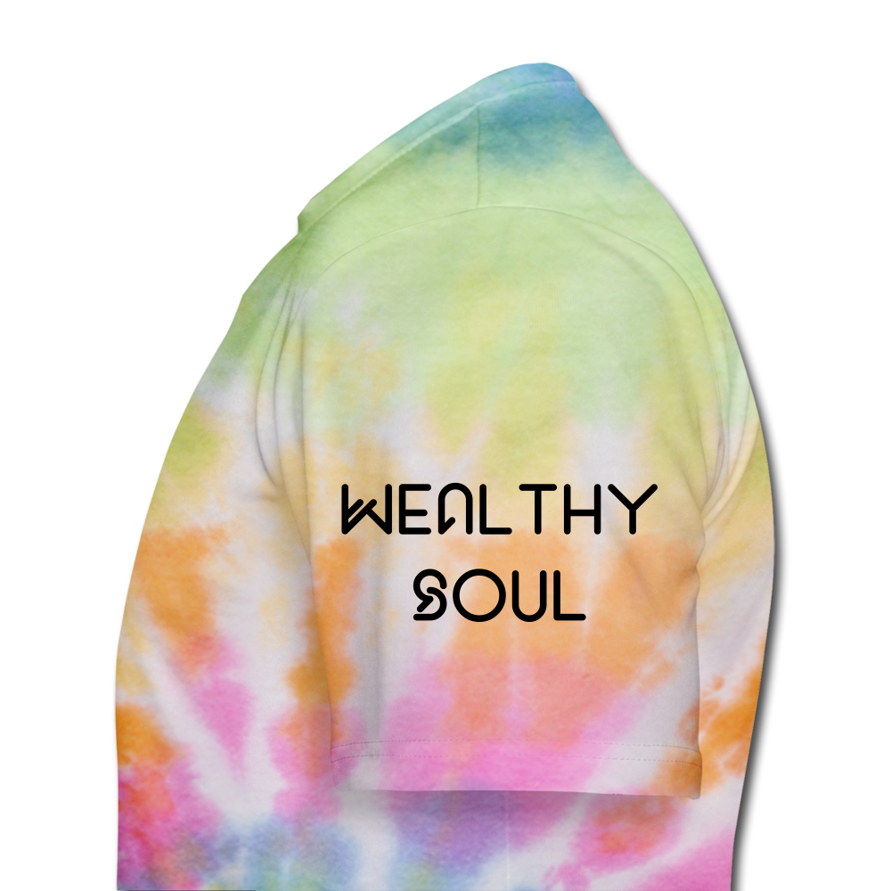 Unisex Tie Dye Wealthy Soul T-Shirt - rainbow