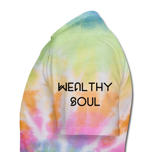 Unisex Tie Dye Wealthy Soul T-Shirt - rainbow