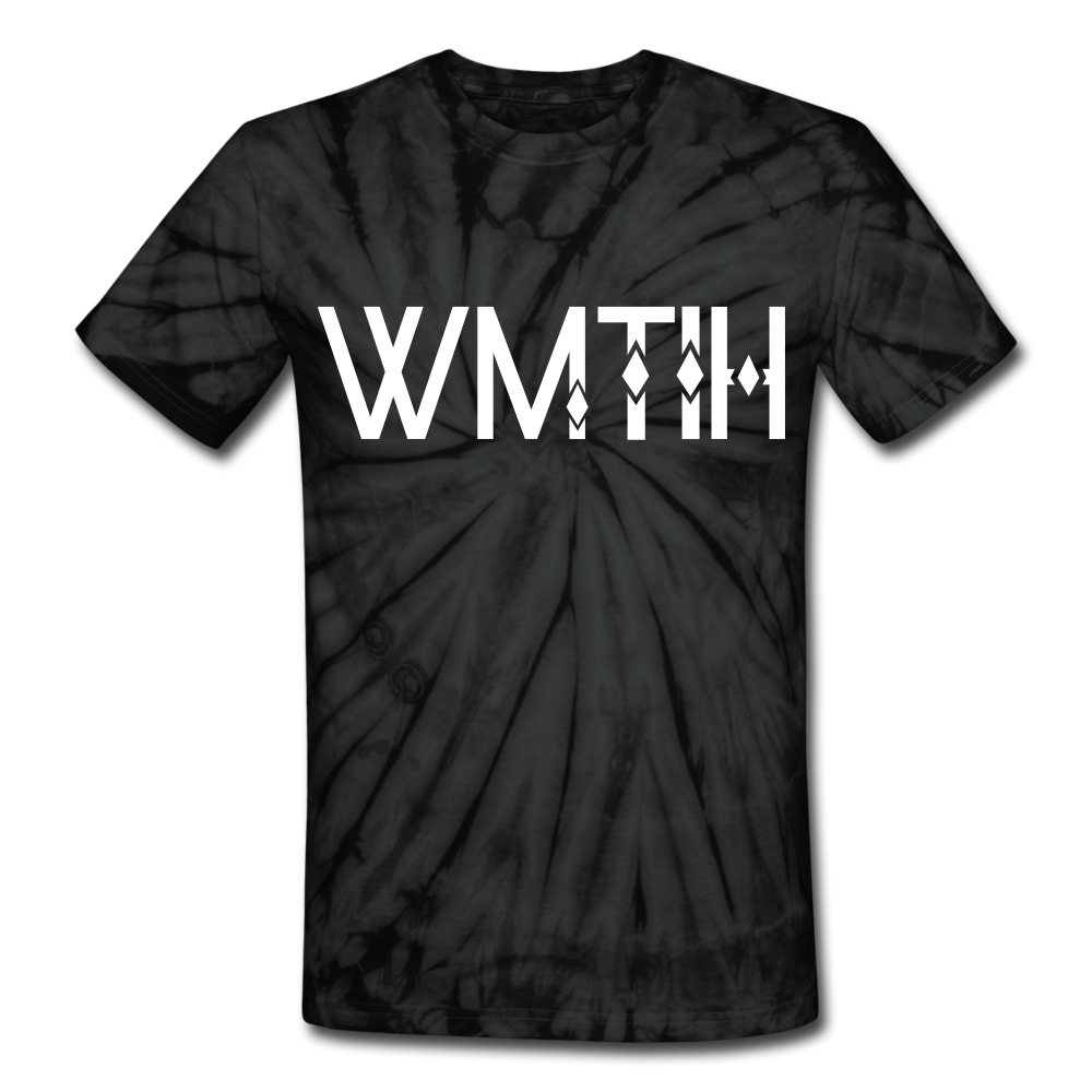 Unisex Tie Dye Wealthy Soul T-Shirt - spider black