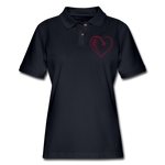 Women's Pique Polo Shirt - midnight navy