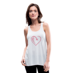 Women's Flowy Tank Top by Bella - white