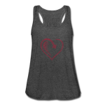 Women's Flowy Tank Top by Bella - deep heather