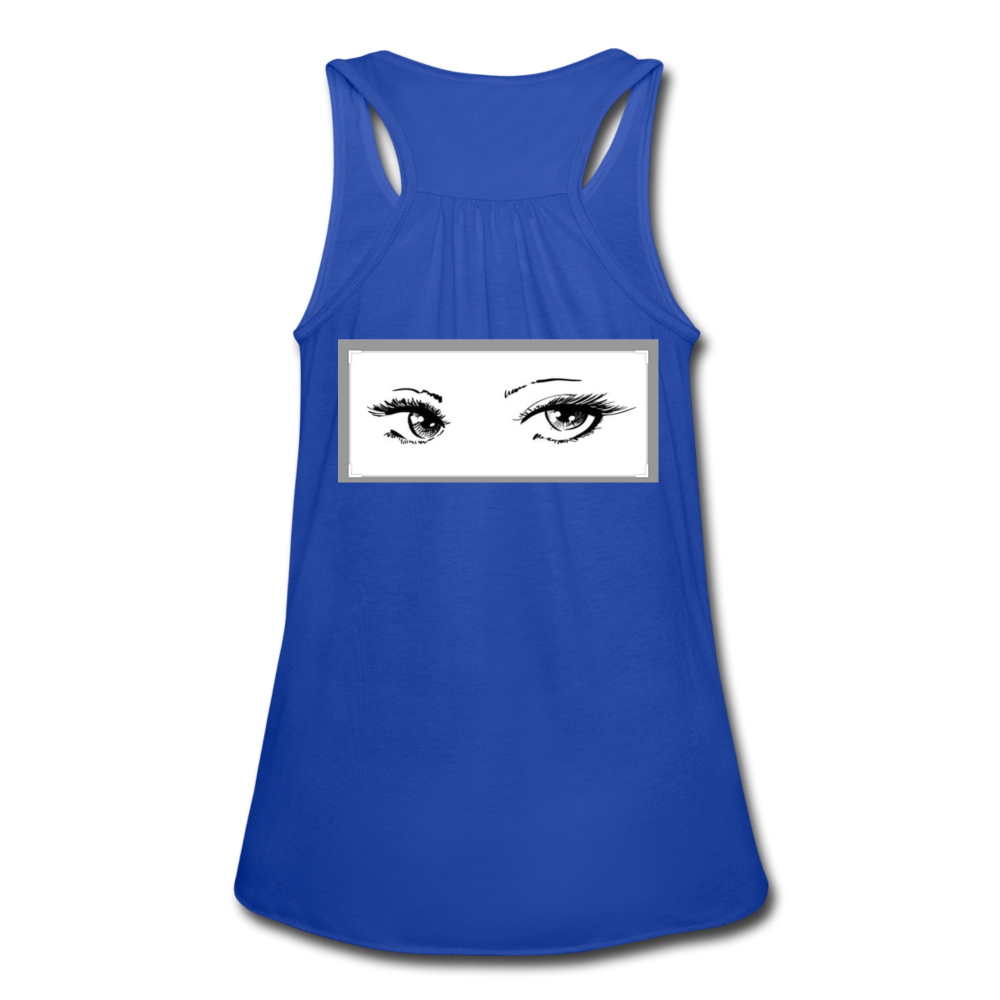 Women's Flowy Tank Top by Bella - royal blue