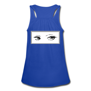 Women's Flowy Tank Top by Bella - royal blue