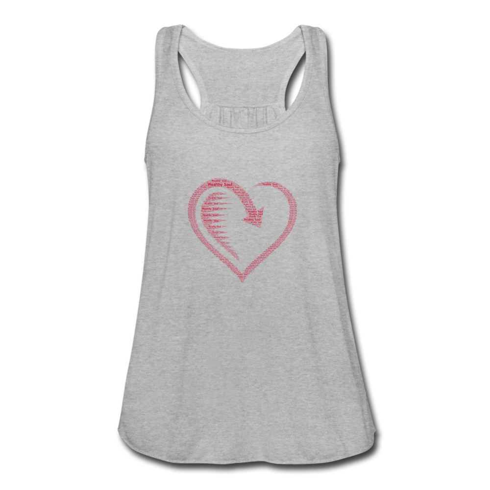 Women's Flowy Tank Top by Bella - heather gray