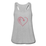 Women's Flowy Tank Top by Bella - heather gray