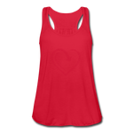 Women's Flowy Tank Top by Bella - red